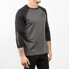 Swift Raglan Tech Tee - Black/Charcoal Heather