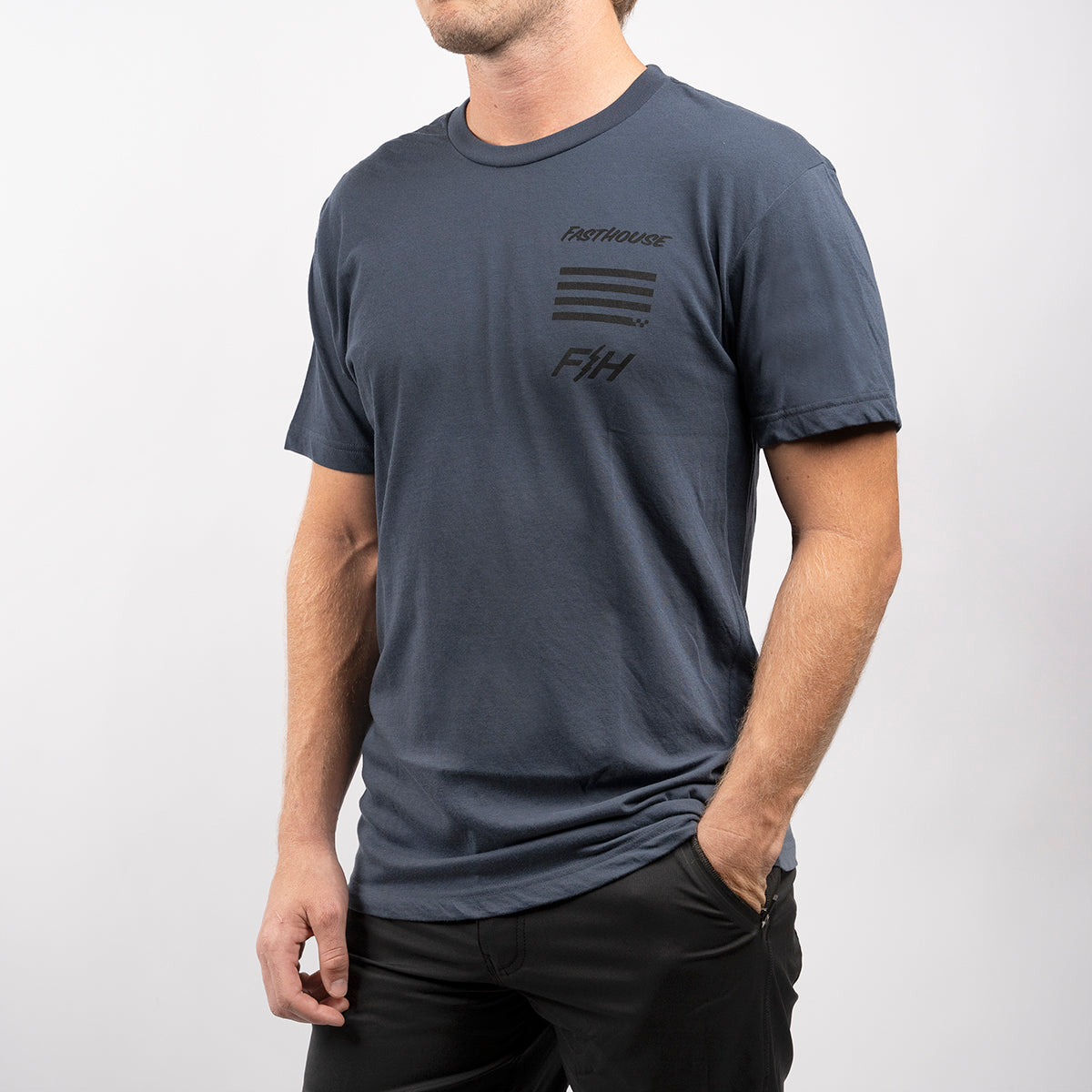 Trace SS Tech Tee - Indigo