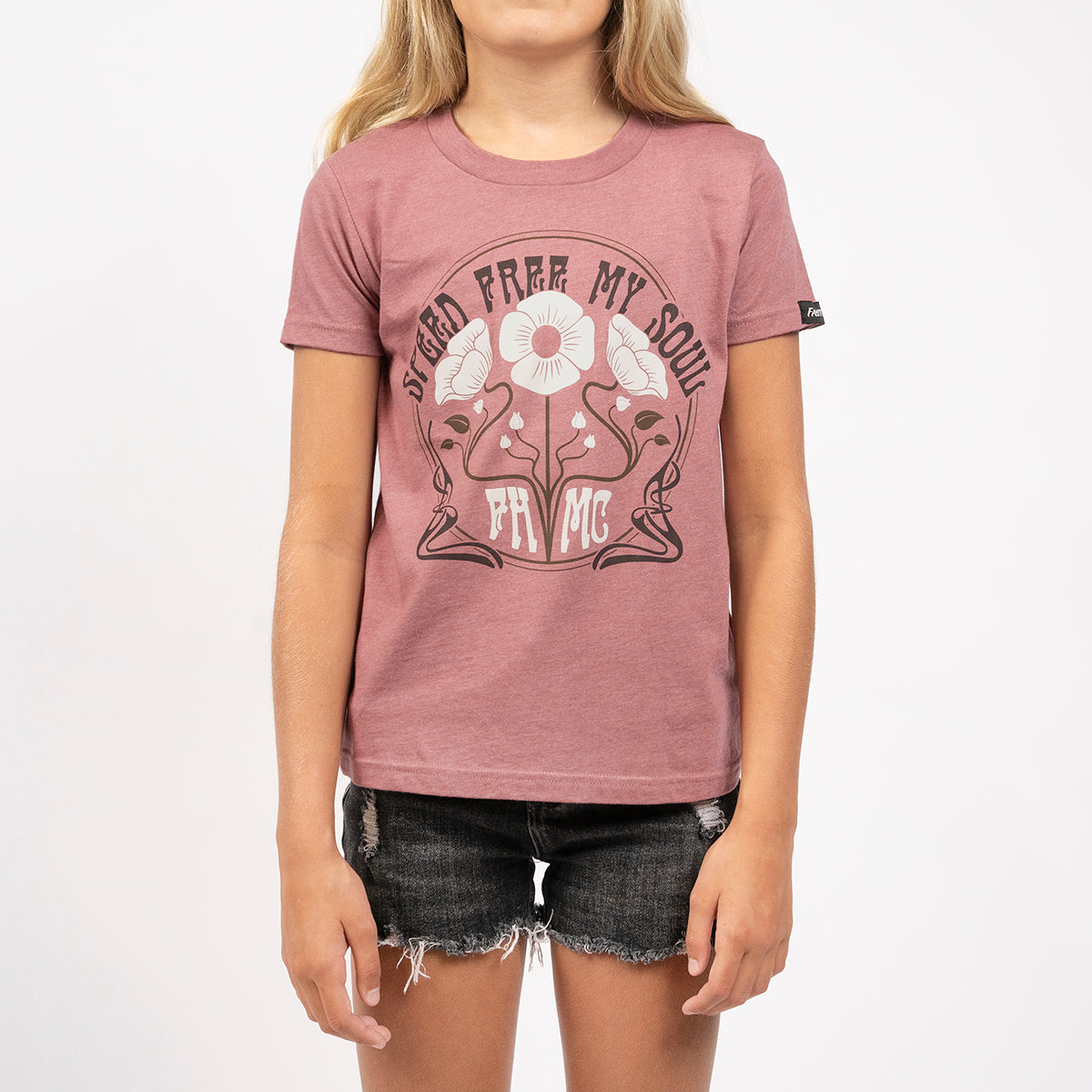 Trinity Girls Tee - Heather Mauve