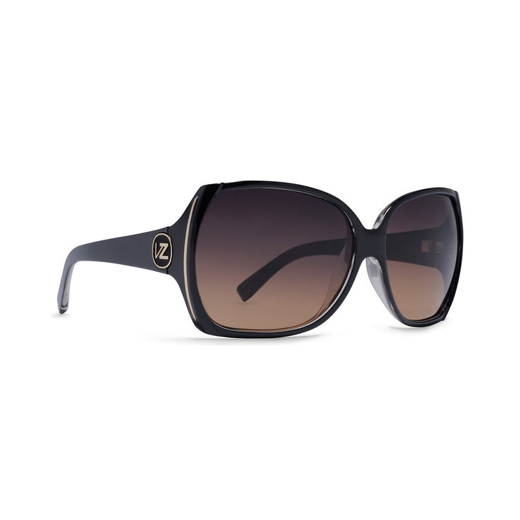 VonZipper Trudie Sunglasses - Black Crystal/Bronze Gradiant