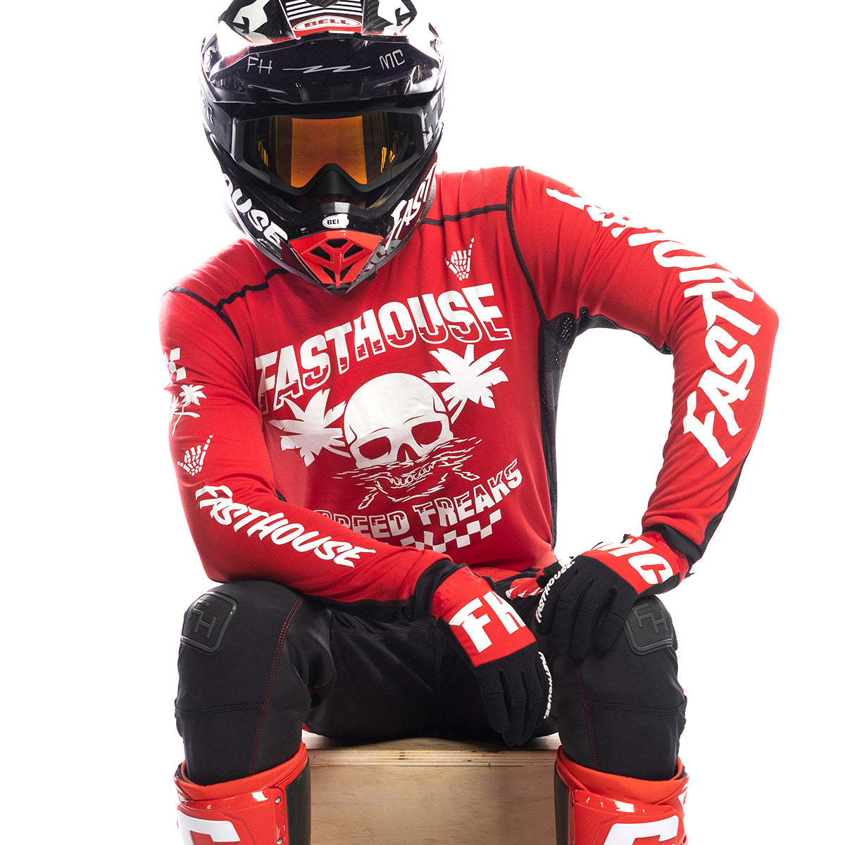 USA Grindhouse Subside Jersey -  Red