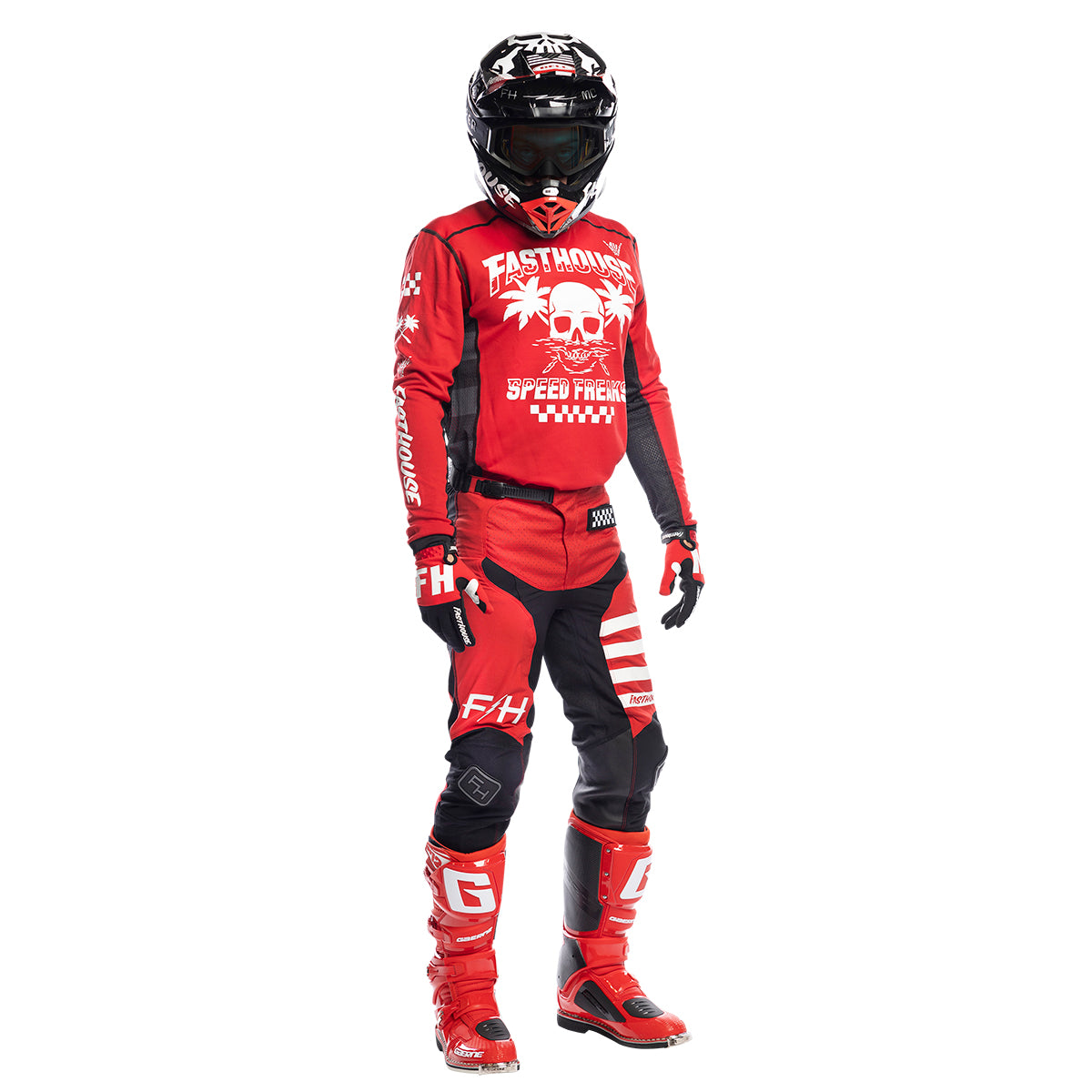 USA Grindhouse Subside Jersey -  Red