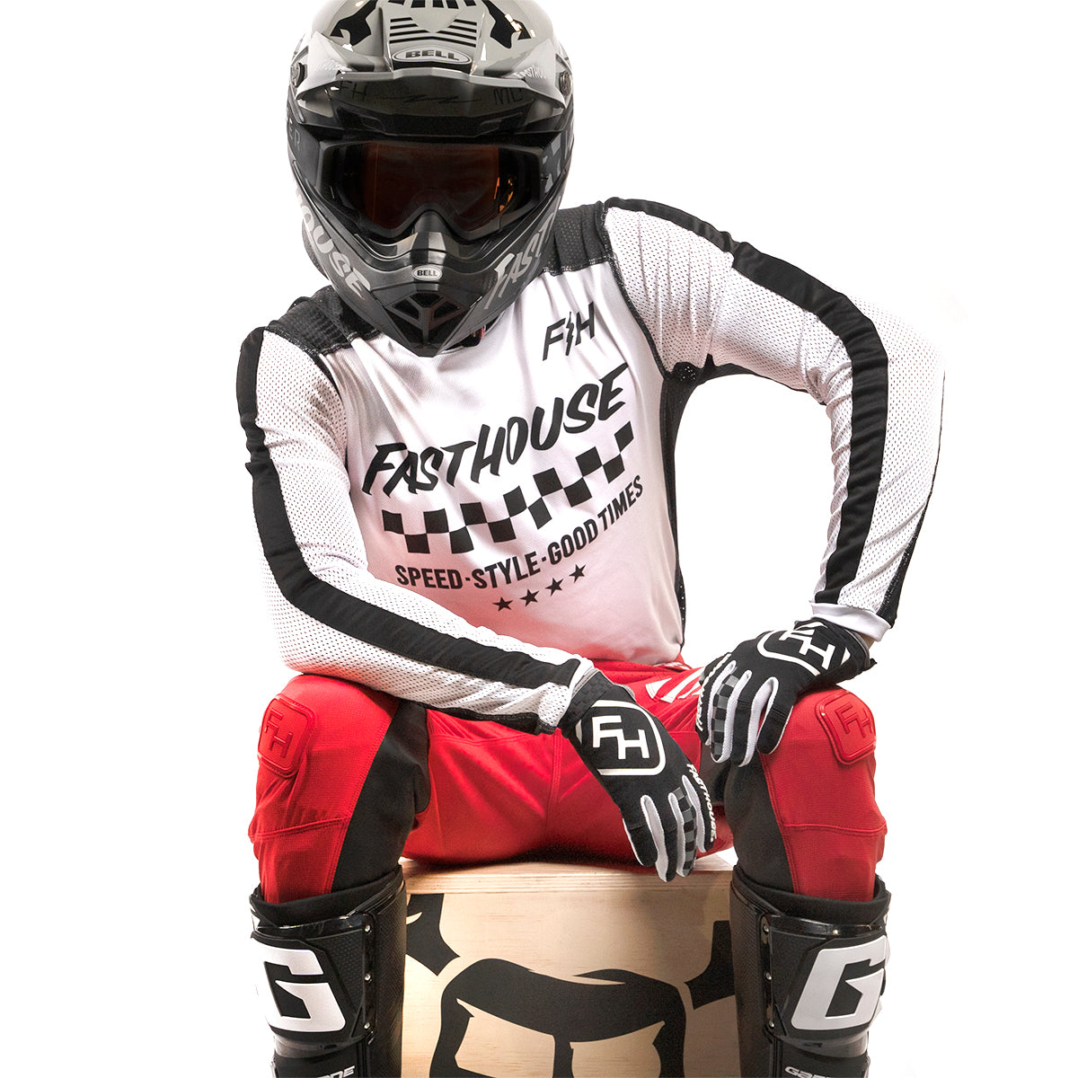 USA Originals Air Cooled Jersey - White/Black