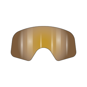 VonZipper Beefy Spare Lexan Lens - Amber Flash Chrome
