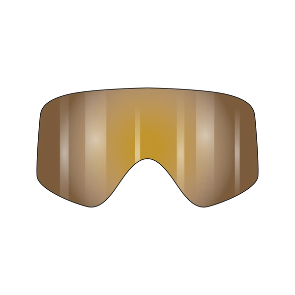 VonZipper Porkchop Spare Injected Lens - Amber Flash Chrome -