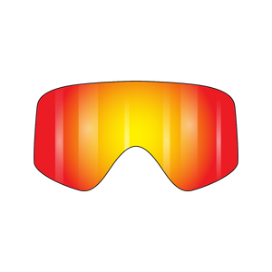 VonZipper Porkchop Spare Injected Lens - Clear Chrome Orange