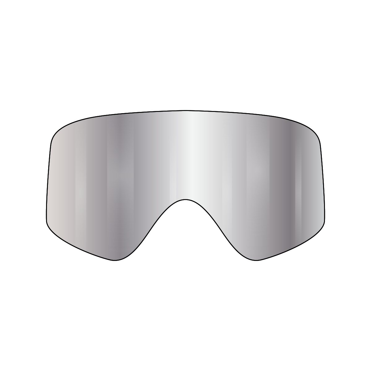 VonZipper Porkchop Spare Injected Lens - Gray Chrome