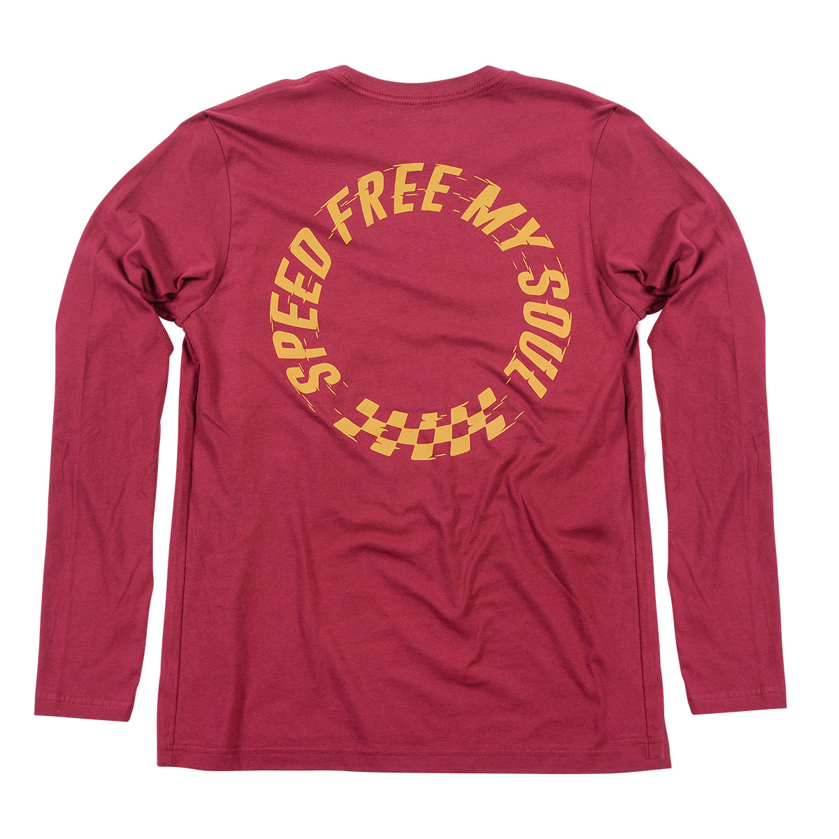 Vortex Long Sleeve Tee - Cardinal