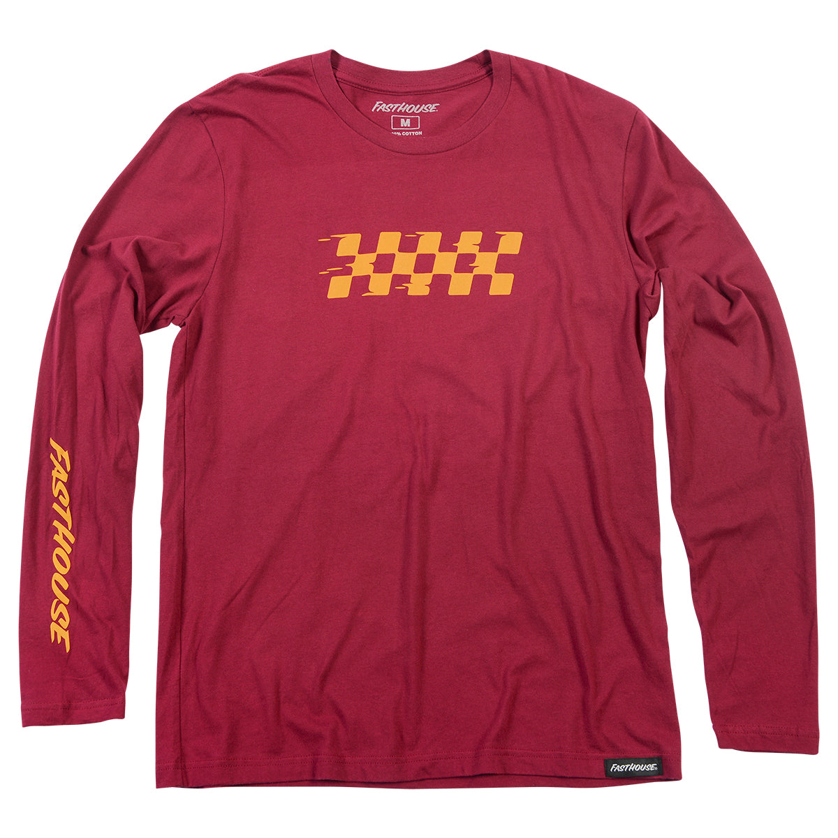 Vortex Long Sleeve Tee - Cardinal