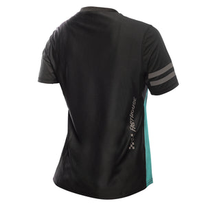 Alloy Sidewinder SS Women's Jersey - Black/Teal