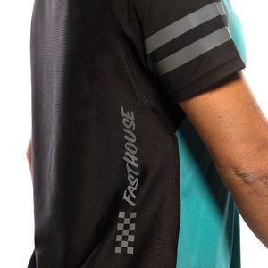 Alloy Sidewinder SS Women's Jersey - Black/Teal