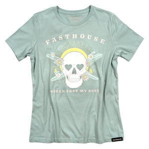 Spirited Women's Tee - Dust Blue