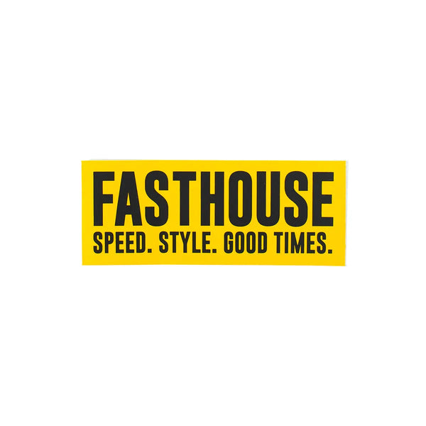 Yellow Good Times Sticker - Fasthouse