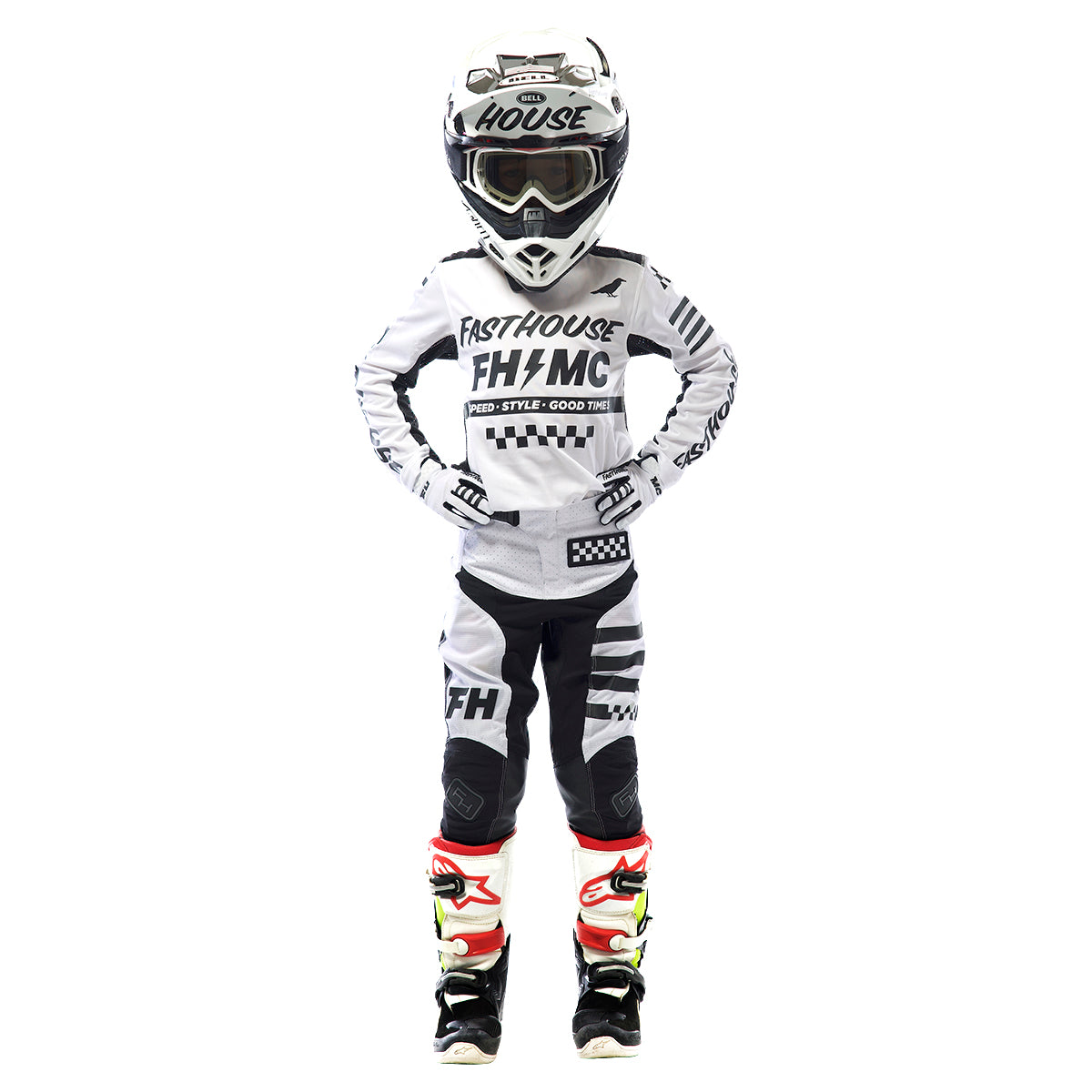 A/C Elrod Youth Pant - White