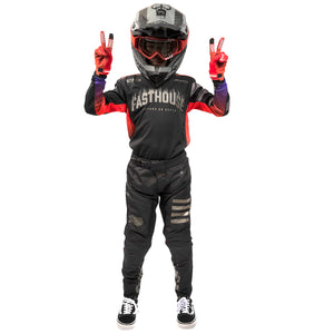 Burn Free Classic Long Sleeve Youth Jersey - Black
