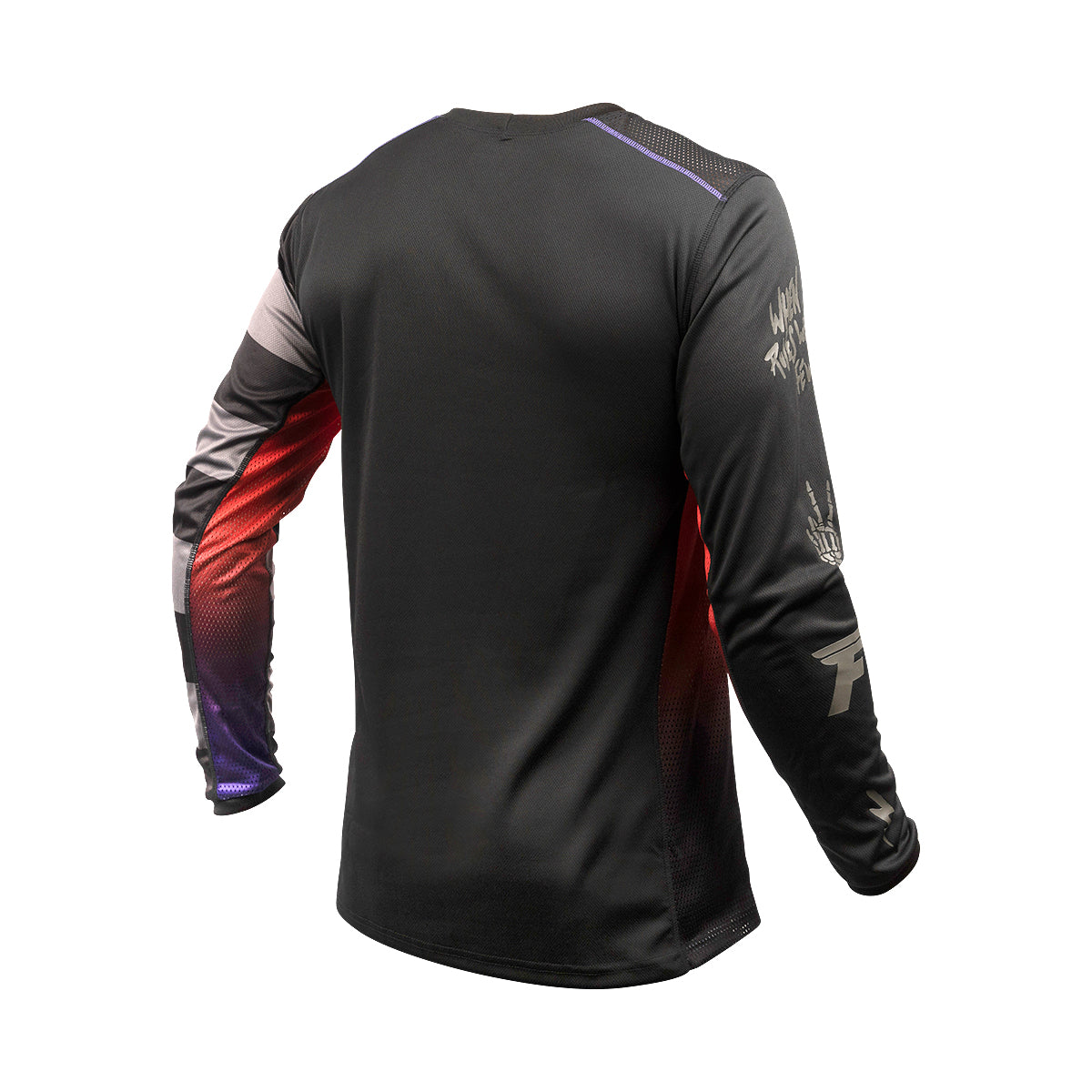 Burn Free Classic Long Sleeve Youth Jersey - Black