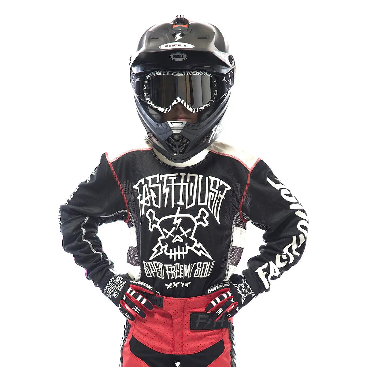 Fasthouse Youth Grindhouse Akuma Jersey Black Medium Fasthouse Youth Grindhouse Akuma Jersey Black Medium