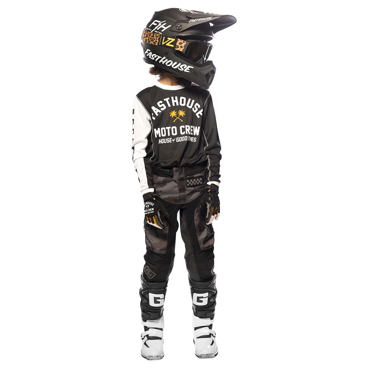 Grindhouse Haven Youth Jersey - Black/White