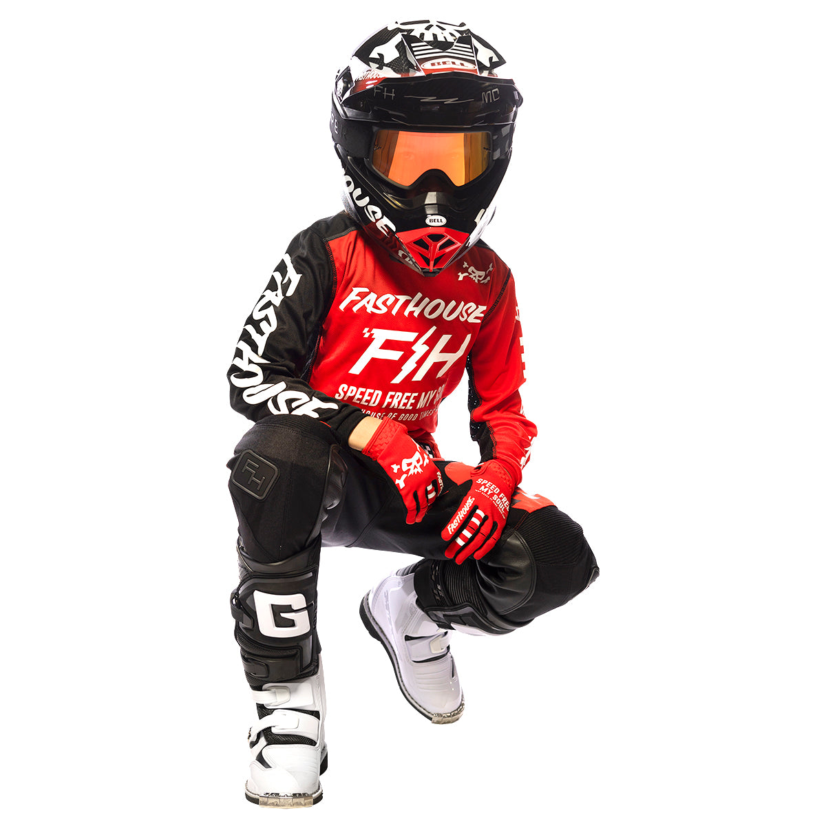 Grindhouse Slammer Youth Jersey - Red/Black