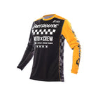 Grindhouse Alpha Youth Jersey - Black/Amber