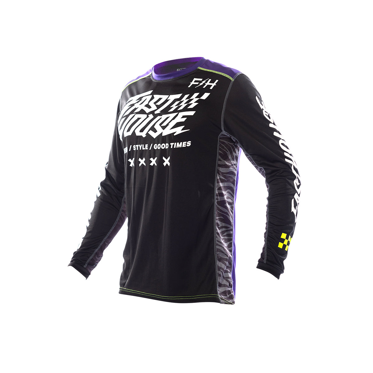Grindhouse Rufio Youth Jersey - Black/Purple
