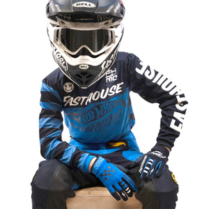 Hot Wheels Grindhouse Youth Jersey - Electric Blue