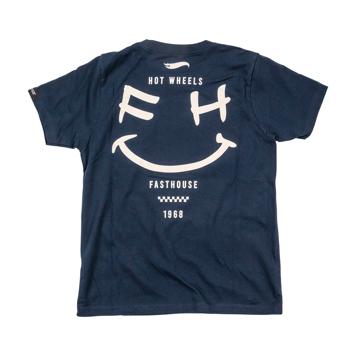 Hot Wheels Smirk Youth Tee - Navy Fasthouse