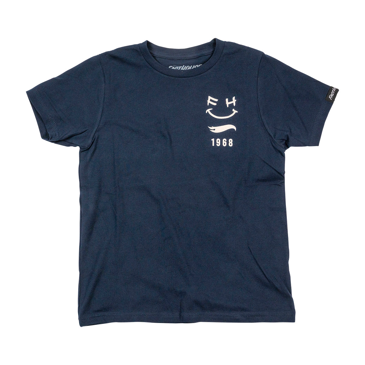 Hot Wheels Smirk Youth Tee - Navy Fasthouse