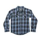 Saturday Night Special Youth Flannel - Dust Blue/Black