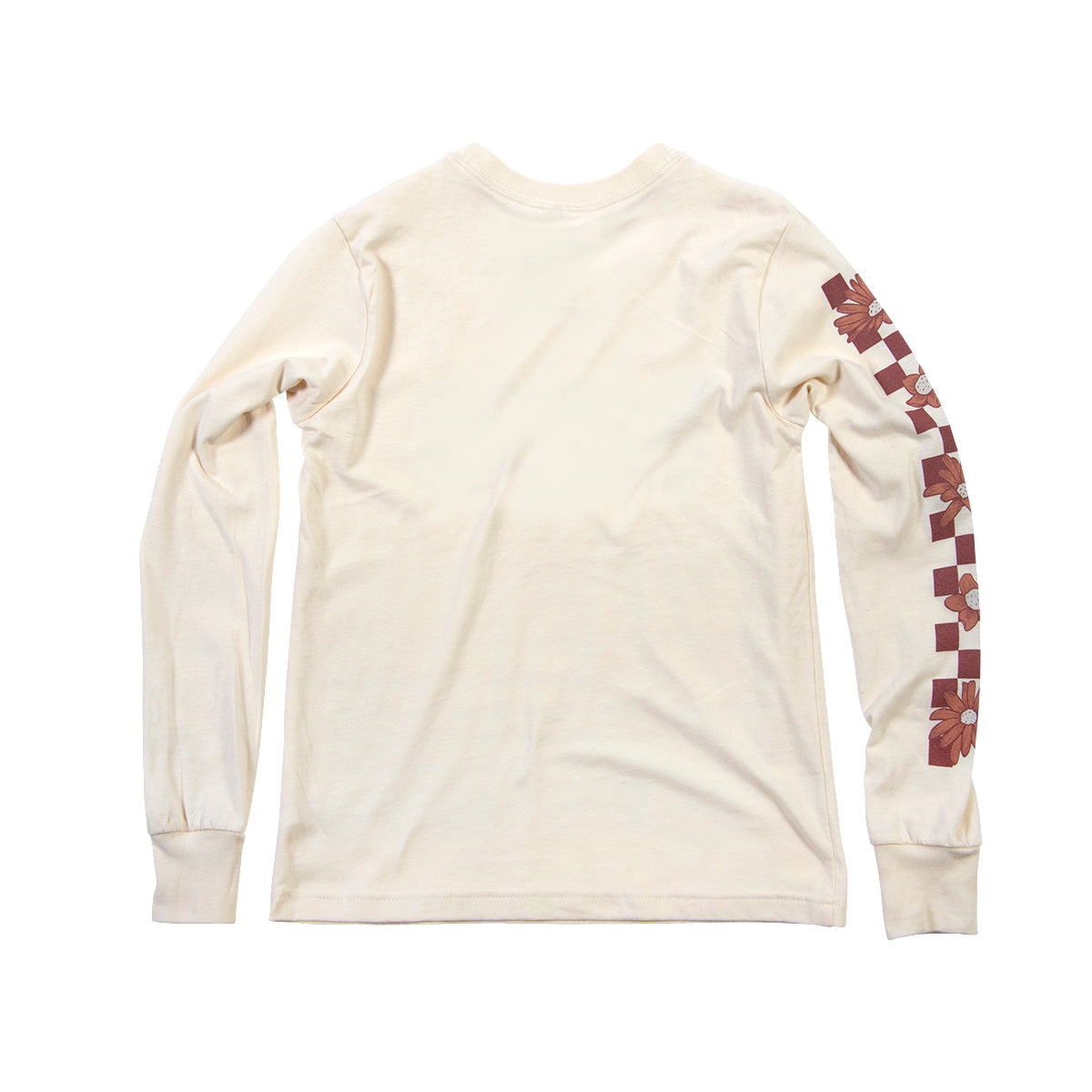 Serene Long Sleeve Girls Tee - Natural