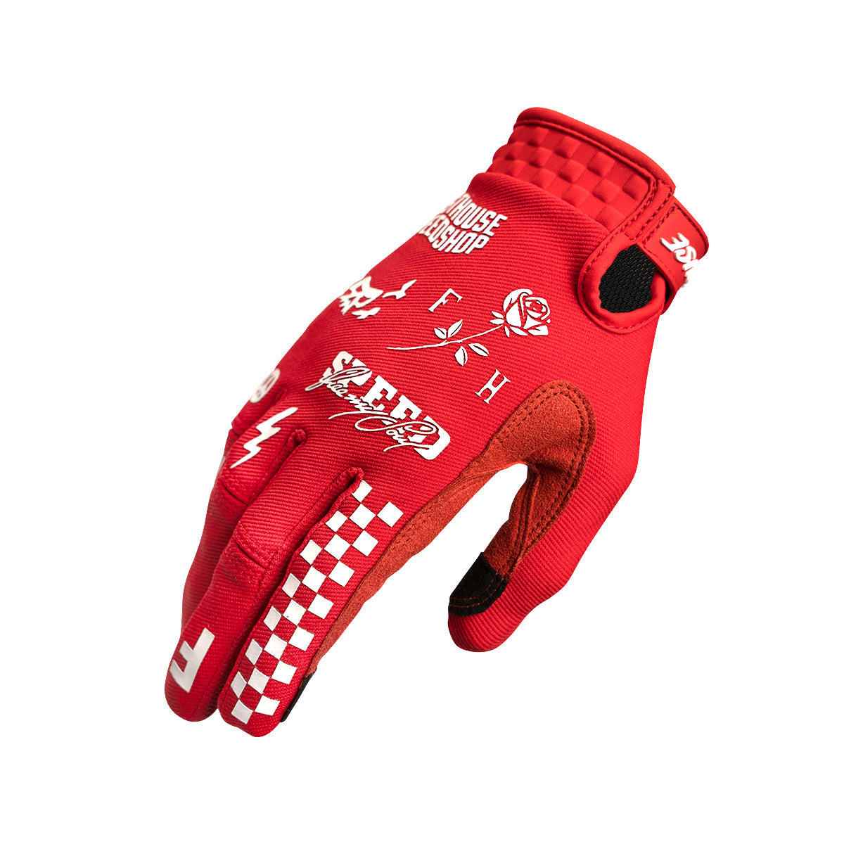 Burn Free Speed Style Youth Glove - Red