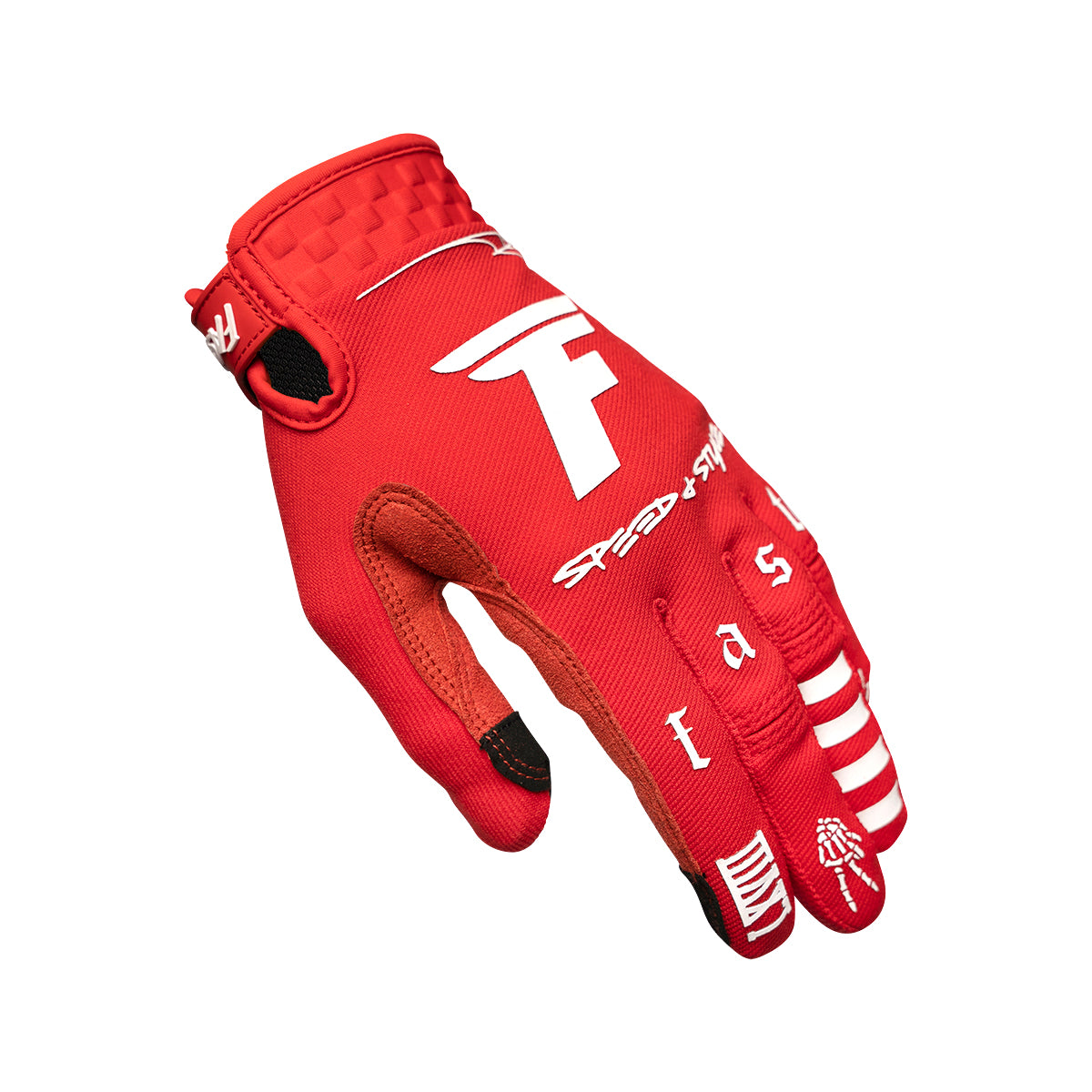 Burn Free Speed Style Youth Glove - Red