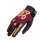 Speed Style Golden Girl's Glove - Maroon
