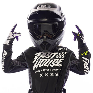Speed Style Rufio Youth Glove - Black/White