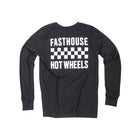 Stacked Hot Wheels Youth LS Tee - Black
