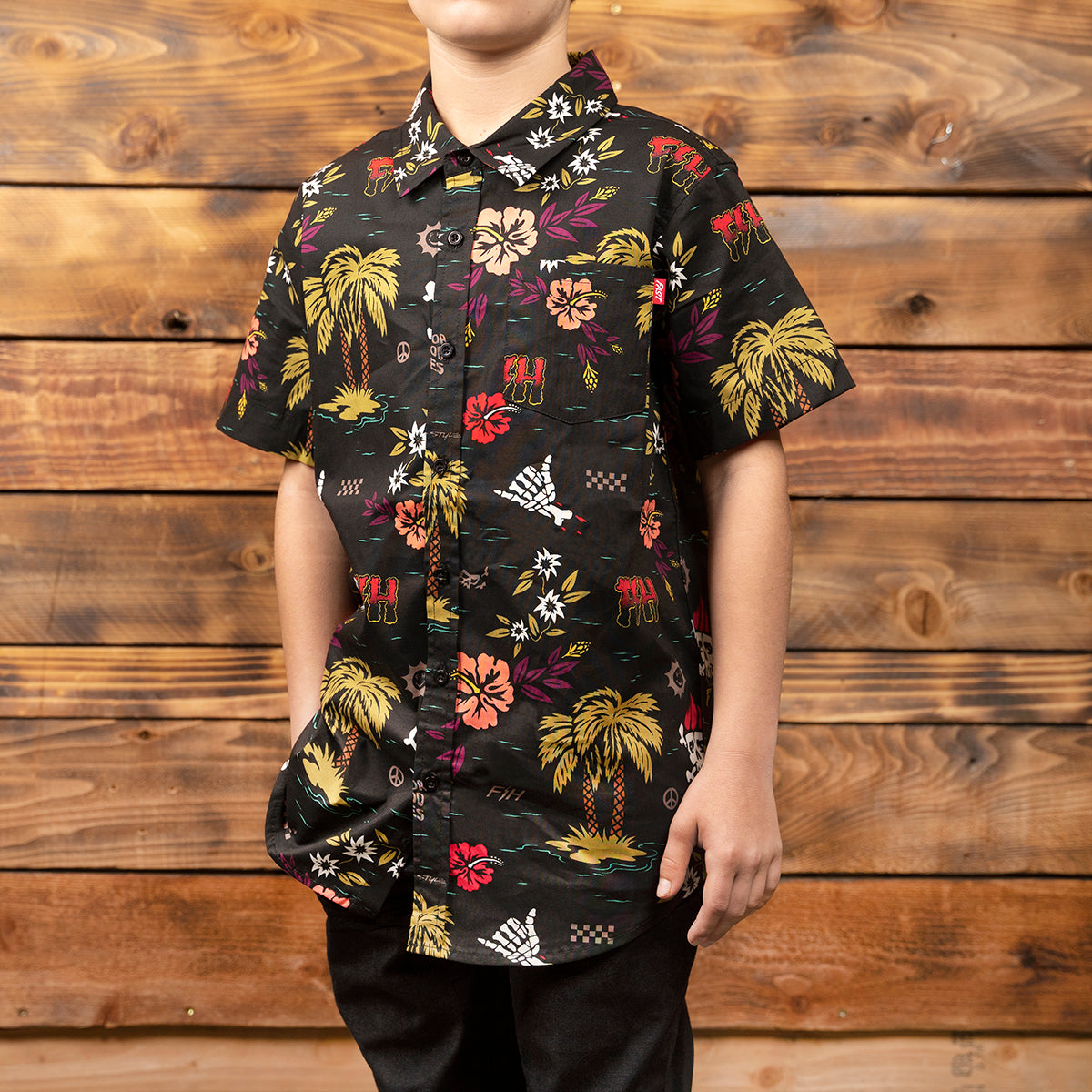 Tribe Button-Up Youth Shirt