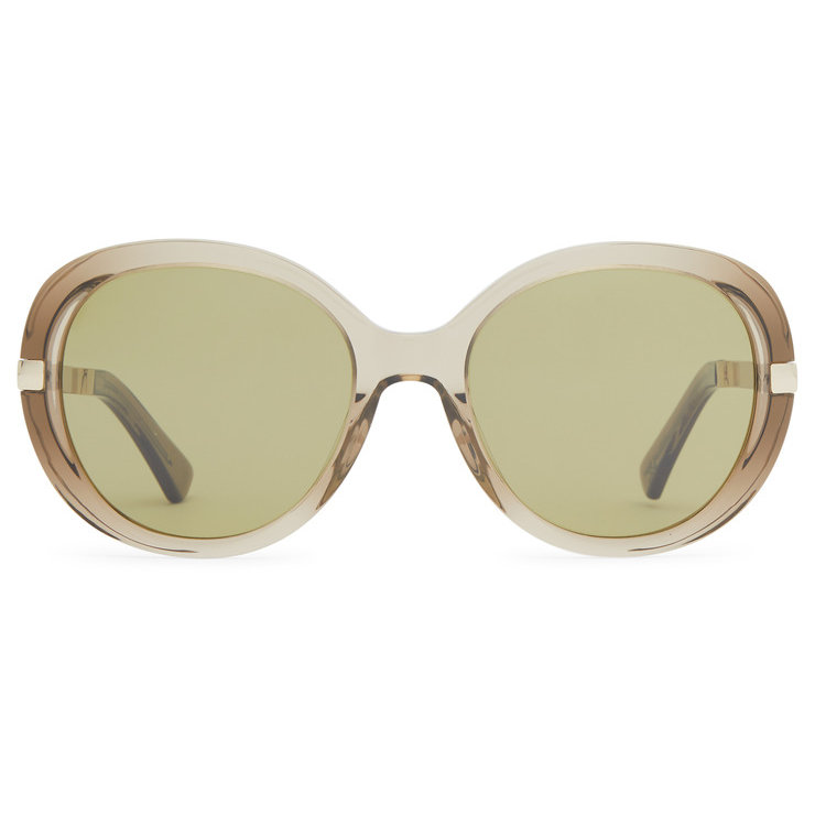VonZipper Opal Sunglasses - Oyster/Light Green