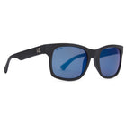 VonZipper Bayou Polarized Sunglasses - Black Satin/Blue Flash