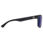 VonZipper Bayou Polarized Sunglasses - Black Satin/Blue Flash