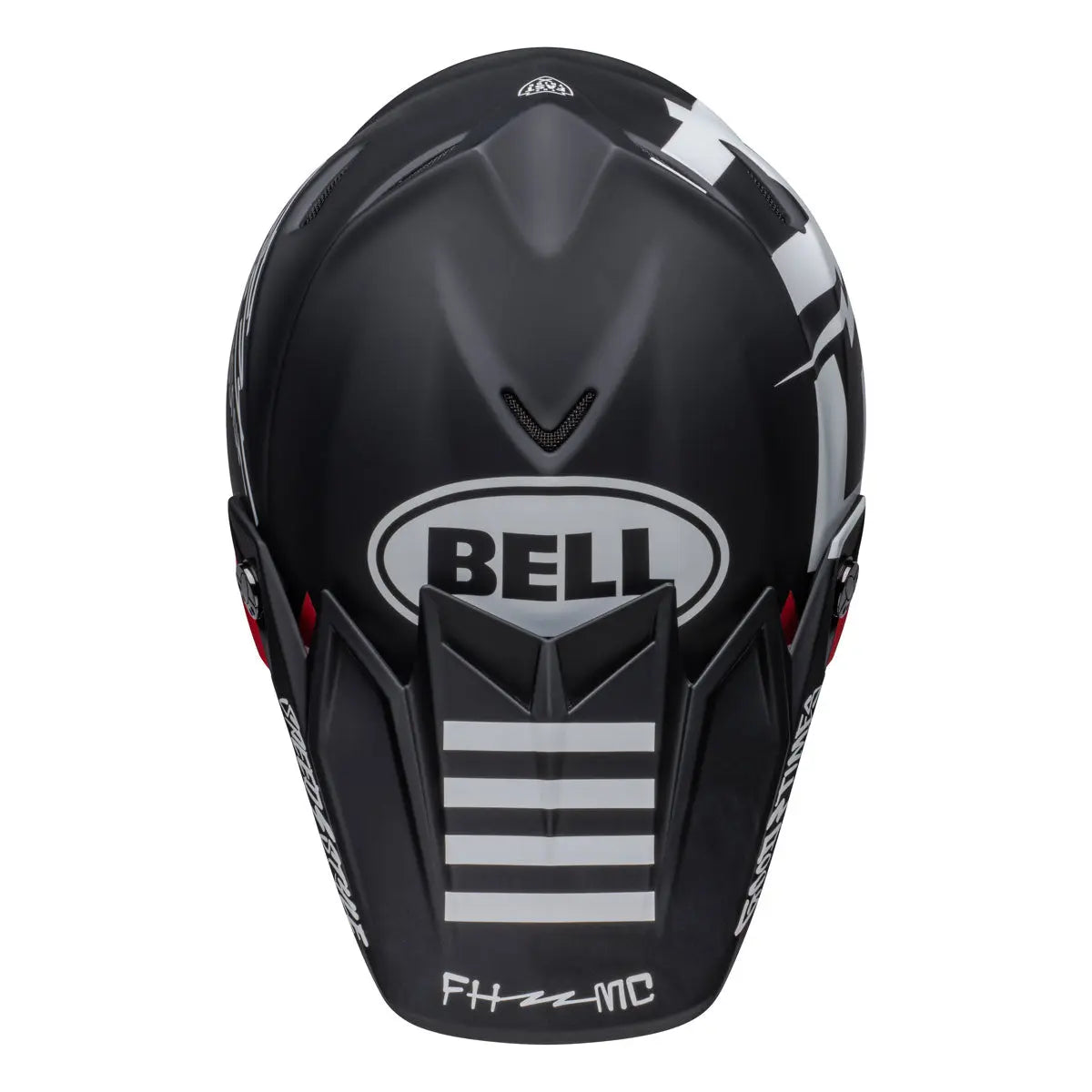bell flex 9 helmet Bell x Fasthouse Tribe Moto 9S Flex Helmet - Black/White