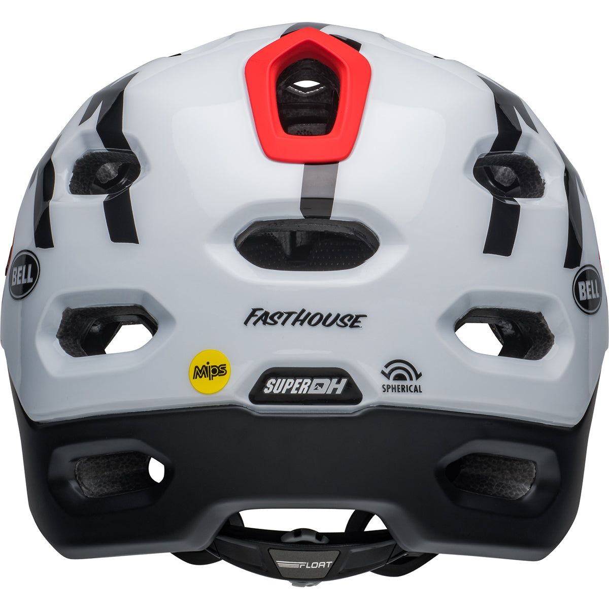 Bell Super DH Spherical MTB Helmet - Black/White