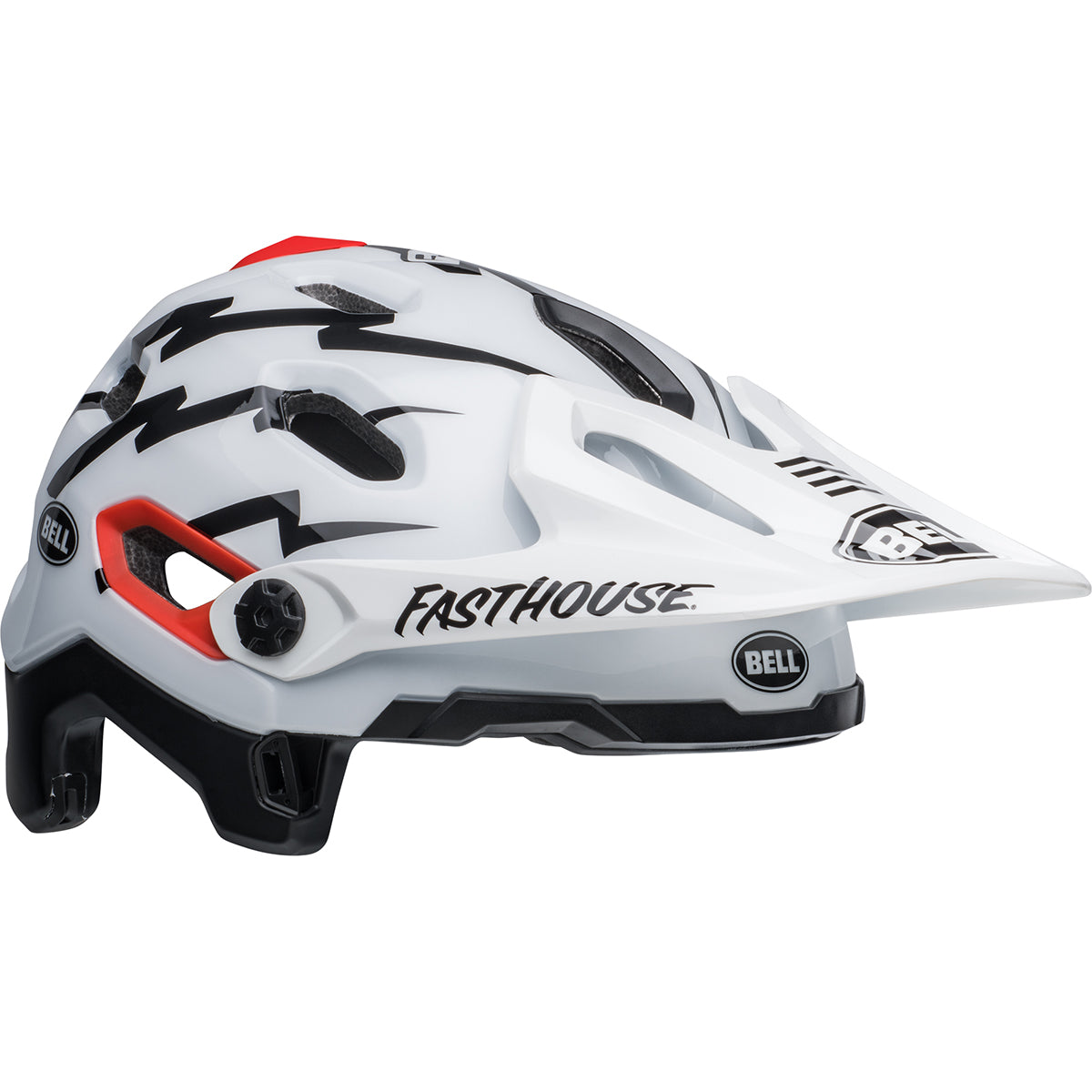 Bell Super DH Spherical MTB Helmet - Black/White