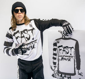 Fasthouse - Brian Bent Signature Piece Limited Edition Jersey - White