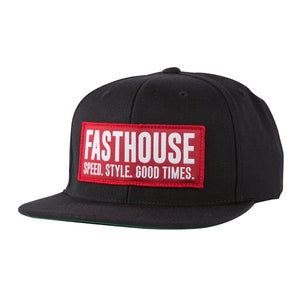 Fasthouse - Blockhouse Hat - Black/Red