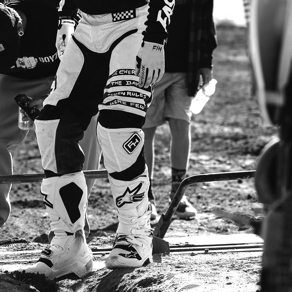 Grindhouse 2.0 Punk Pants - White/Black