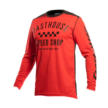 Carbon Jersey - Red/Black