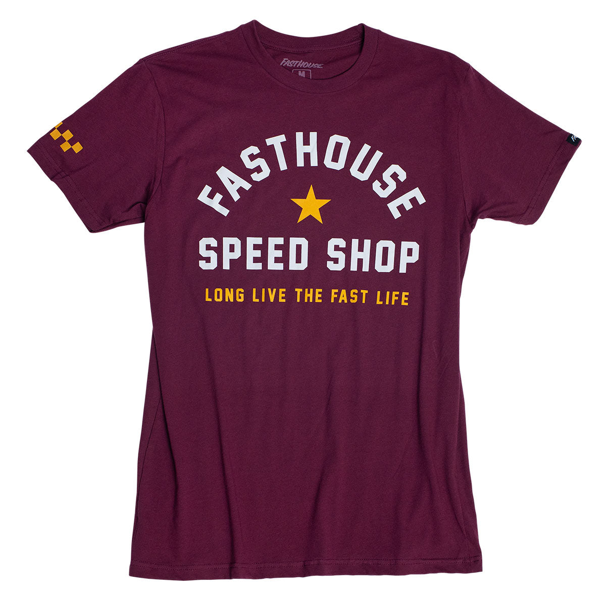 Fast Life Tee - Maroon