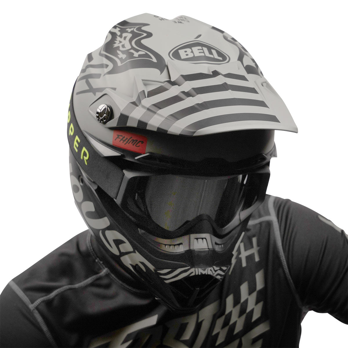 Bell Moto-9S Flex Flying Colors - Gray/Black