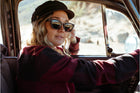 VonZipper Jinx Sunglasses - Black Satin/Gray