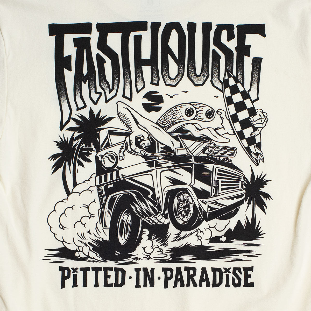Pitted Tee - Natural